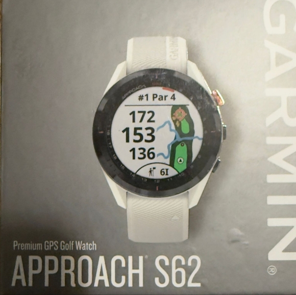 Garmin Approach S62 Black GPS Golf Smartwatch NEW OPEN BOX ITEM